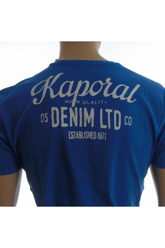 T shirt kaporal homme manches courtes LORDI bleu