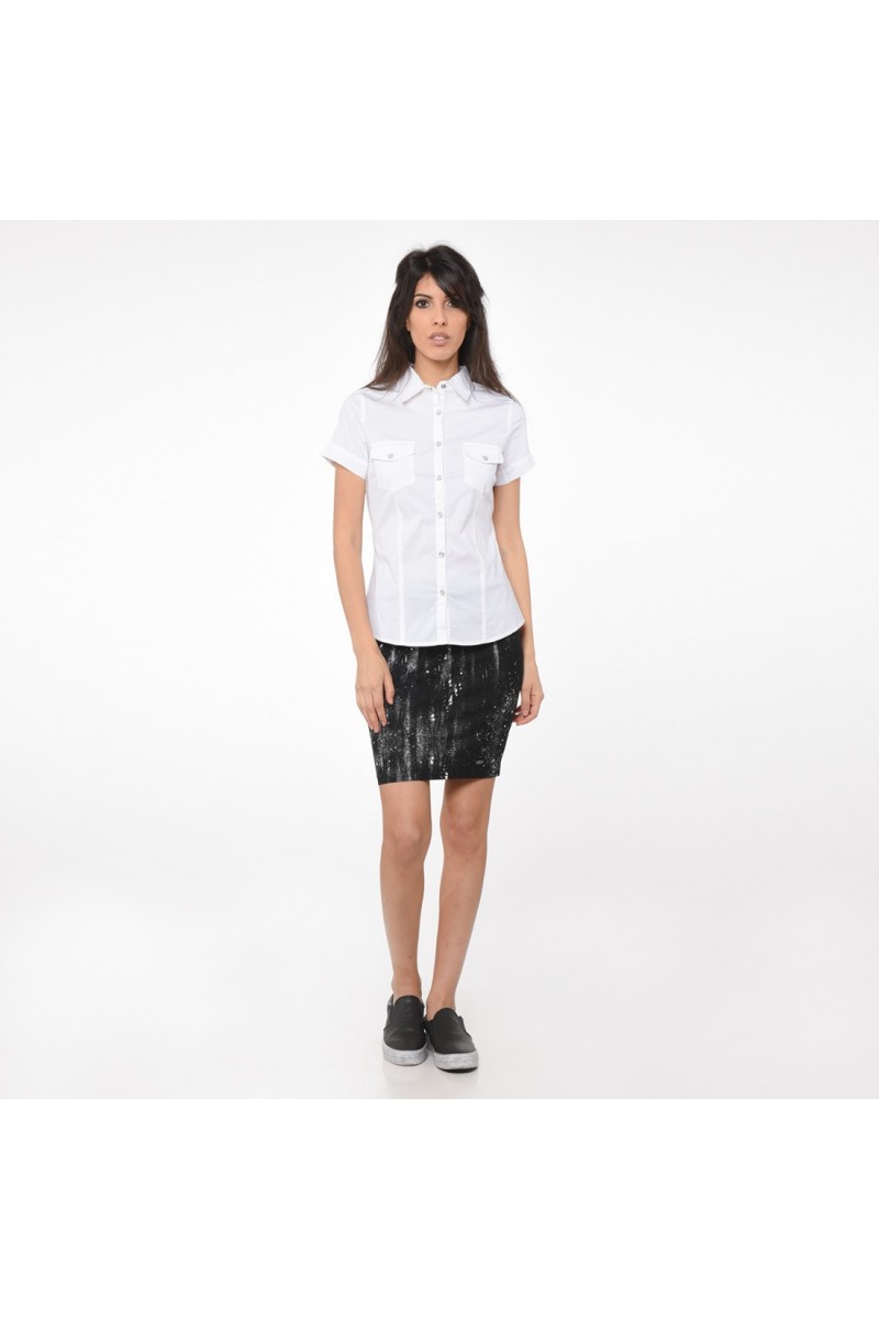 Chemise Kaporal manches courtes Femme Nilex blanc