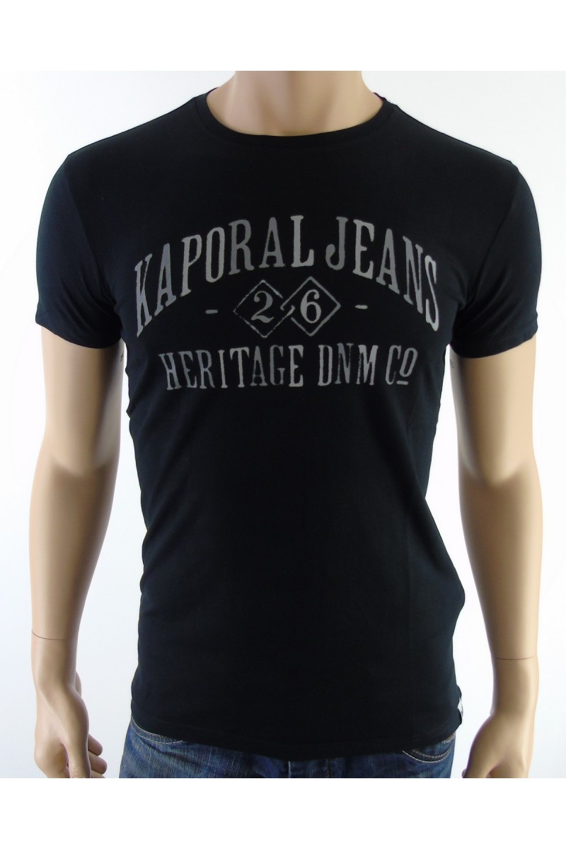 Tee shirt Kaporal homme manches courtes TOREV noir