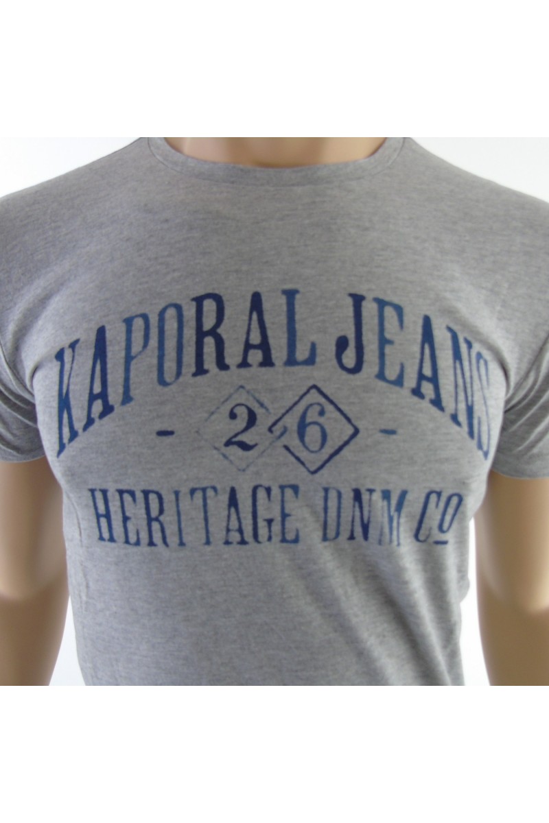Tee shirt Kaporal homme manches courtes TOREV Gris