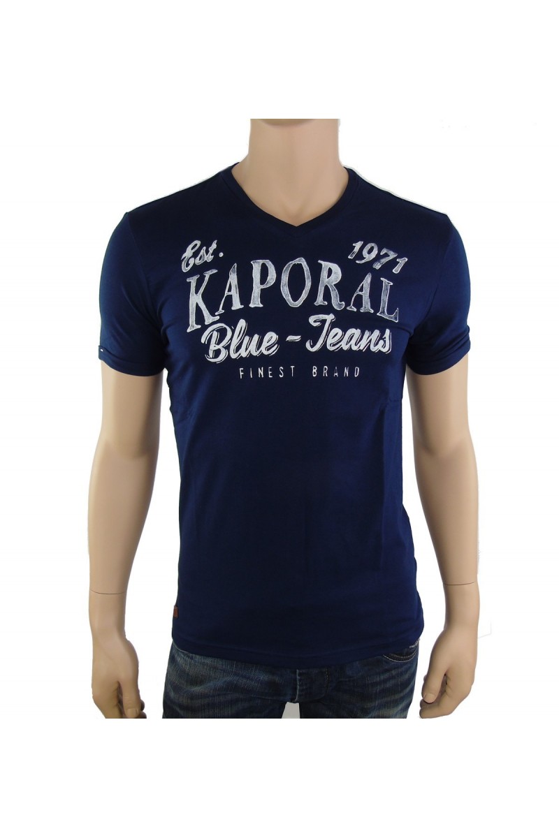 Tee shirt Kaporal homme manches courtes FORKY bleu