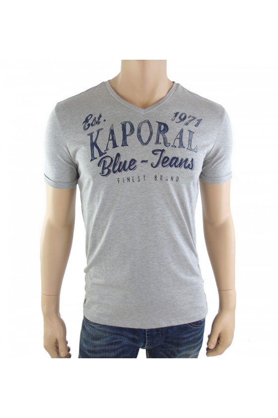 Tee shirt KAPORAL Homme manches courtes MOBO Noir, Taille S M L XL XXL