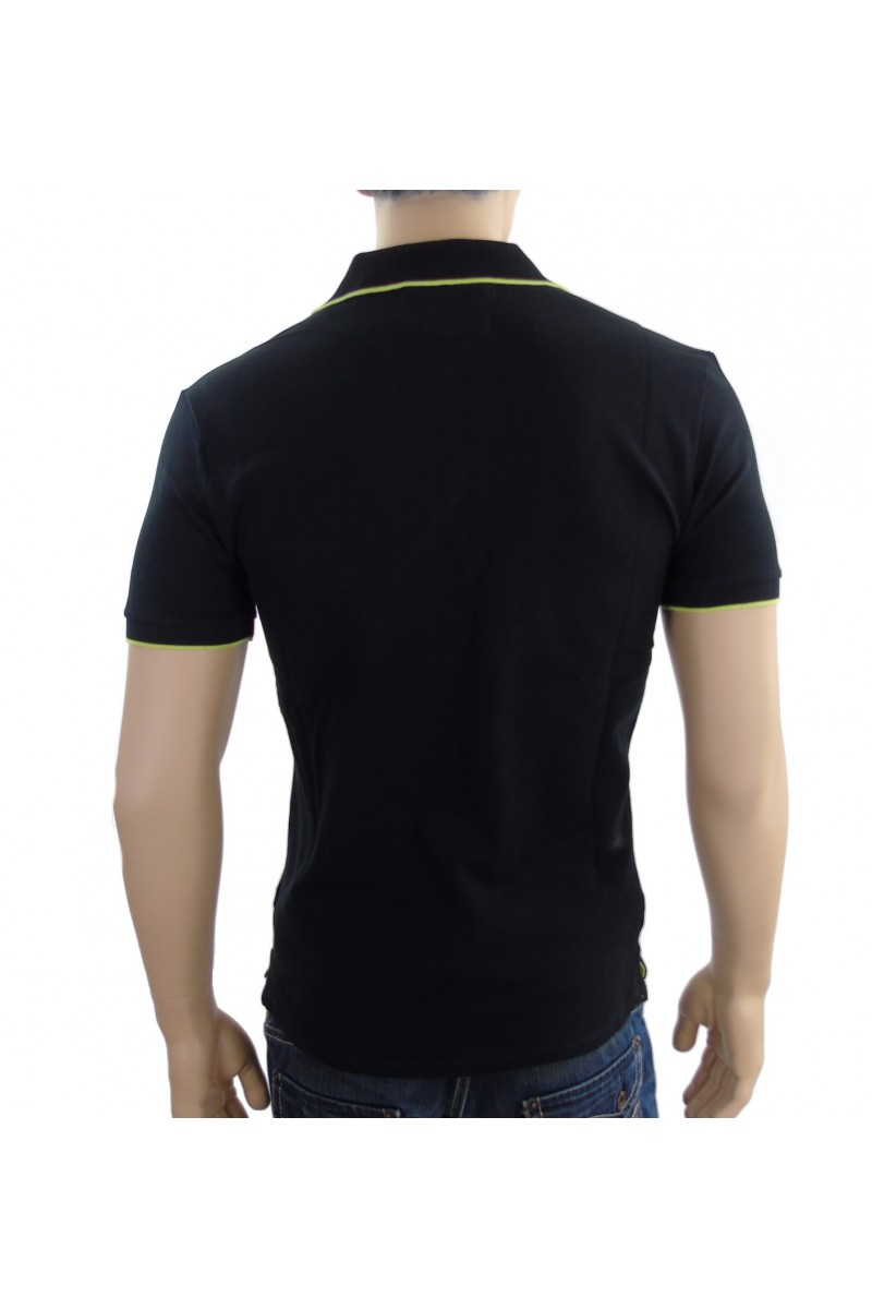 Polo Guess homme manches courtes M62P21 noir